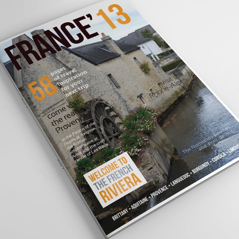 France '13 Brochure Design Cover Photo - The Bull Collective